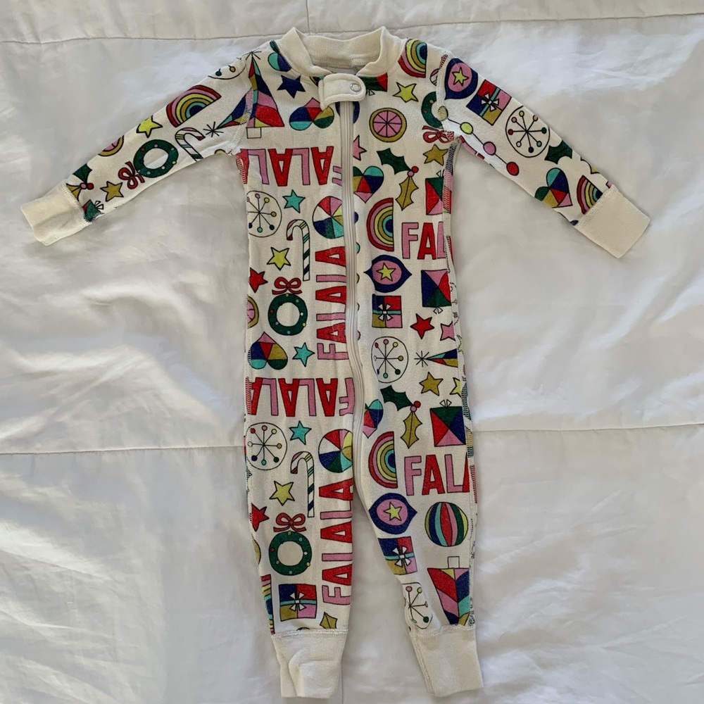 Hanna Andersson Fa La La Christmas Pajamas
